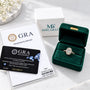 Moissanite Diamond Oval Cut Engagement Rings