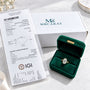 LAB Oval Cut Engagement Rings