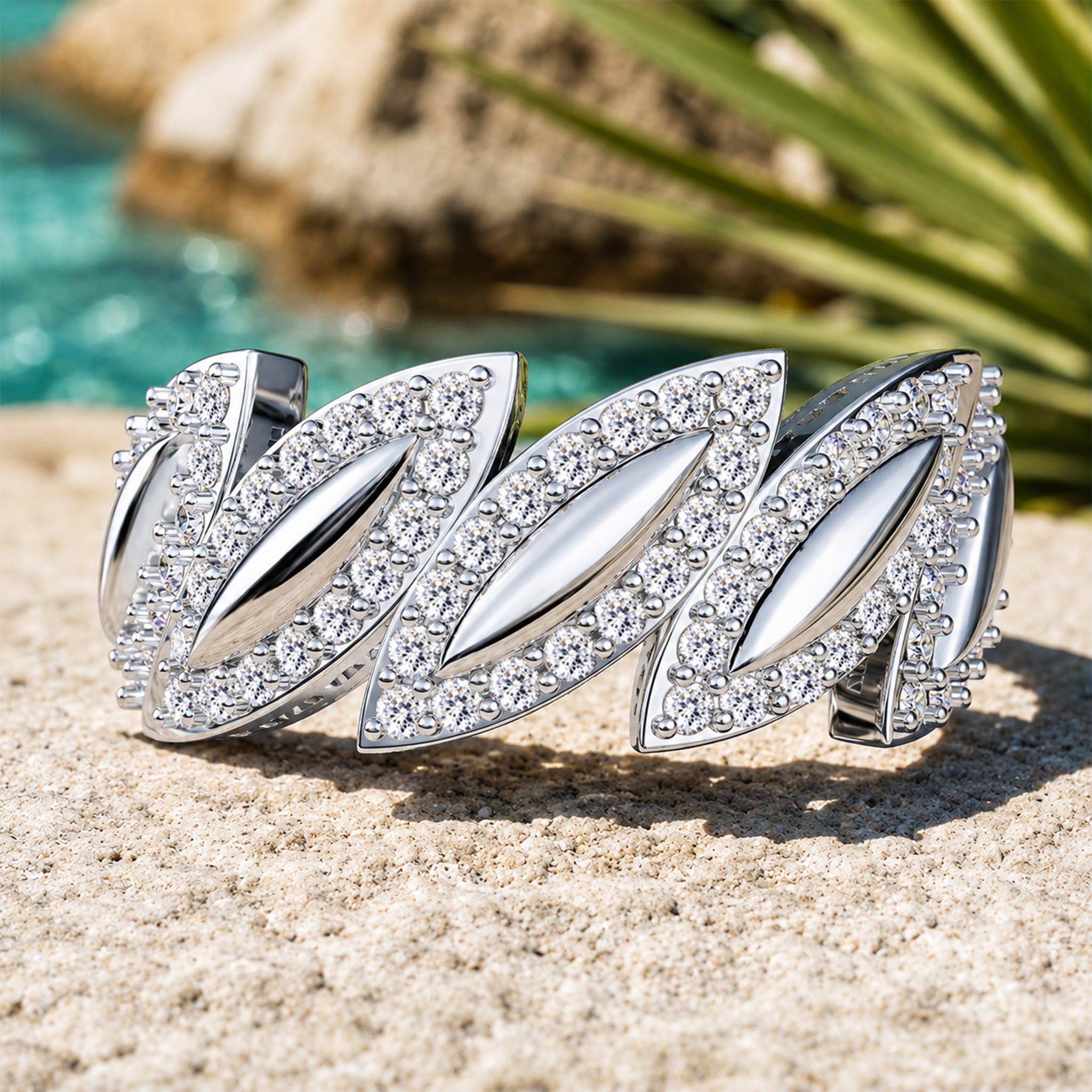 Nature Inspired Modern Design Pave Men Wedding Band With Round Cut Accent Moissanites #MCMBM0006