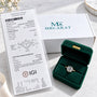 LAB Marquise Cut Engagement Rings